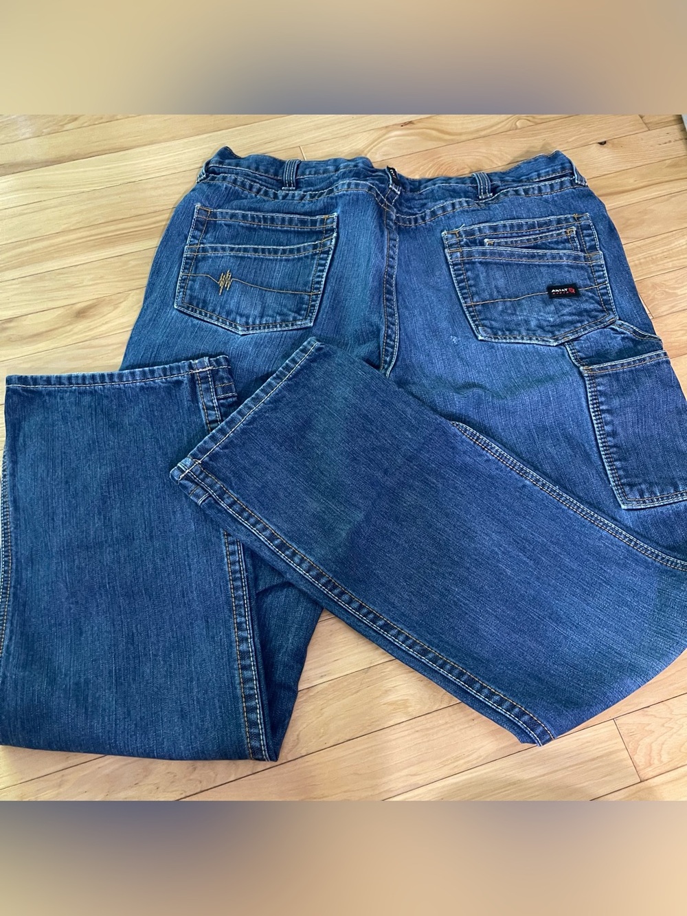 Ariat FR M4 Relaxed Workhorse Boot Cut Jean 38x36 Flame Resistant Flint Low Rise